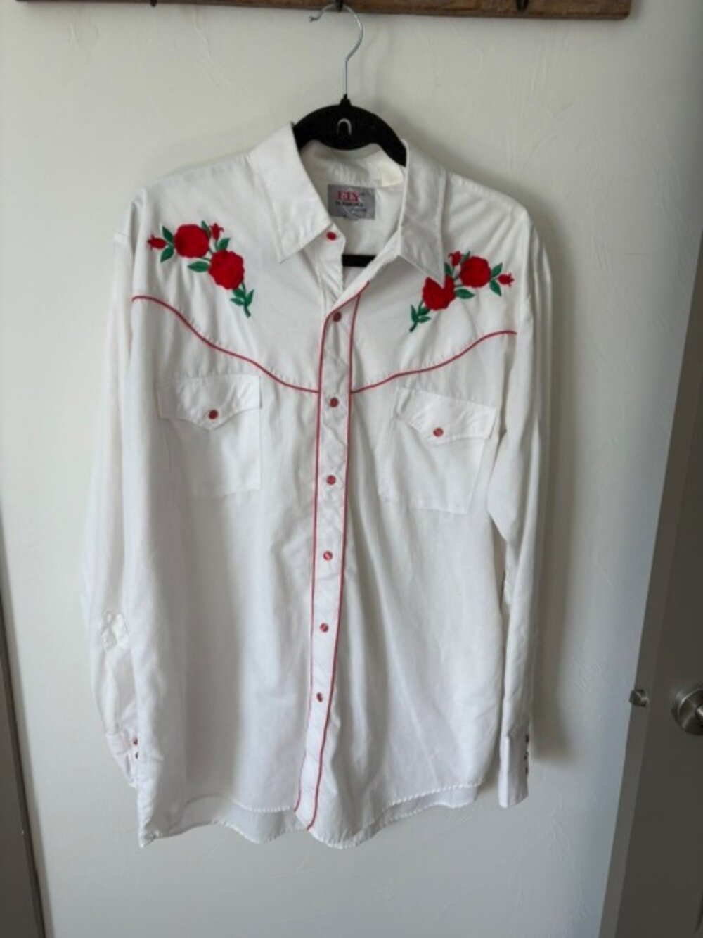 Ely Diamond Vintage Western Pearl Snap Shirt
